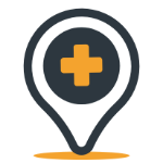 Find affiliated physicians and locations icon